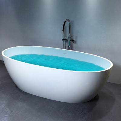 Hot Sale Luxury Bathroom Acrylic Freestanding Solid Surface Bathtub